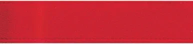 Offray Single Face Satin Ribbon 3/8″X18′-Red