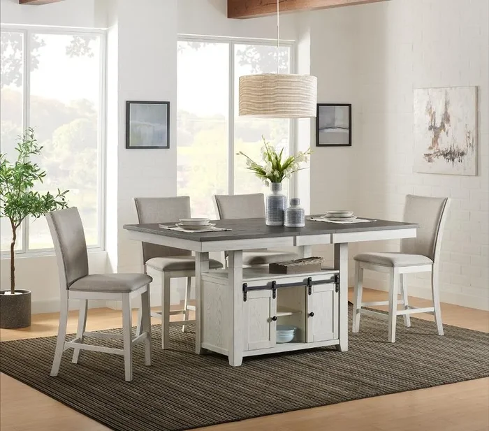 Omaha 6 Pc Counter Height Dining Set