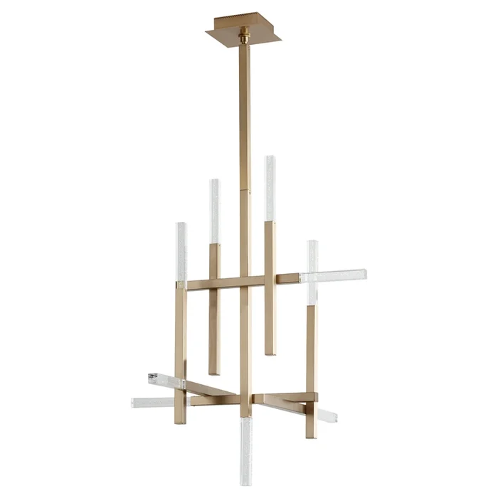 Oxygen Atlantis 3-636-40 Chandeliers – Aged Brass
