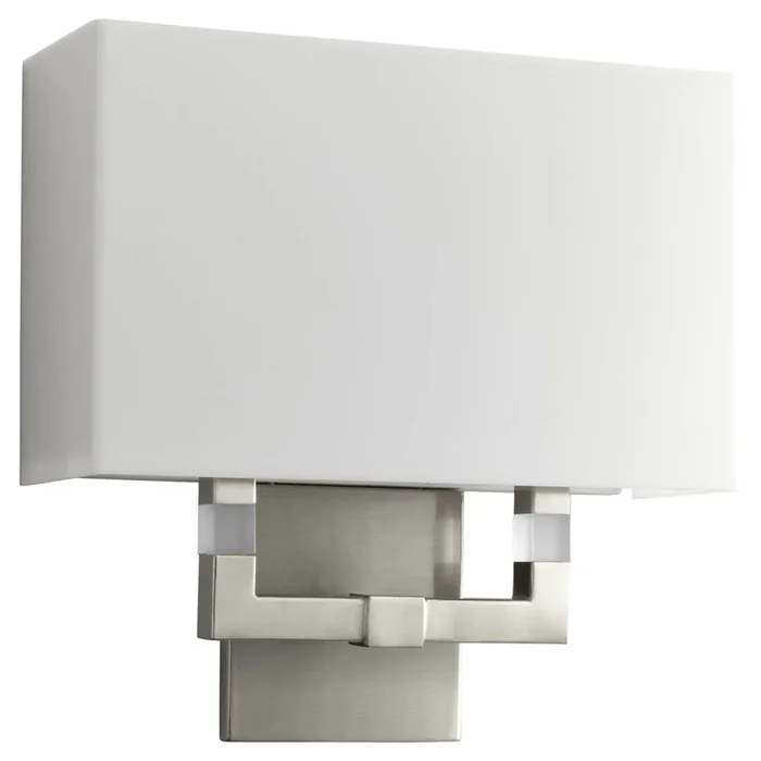 Oxygen Lighting Chameleon Sconce In Satin Nickel