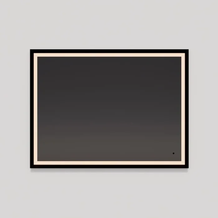 Oxygen Lighting Dusk 48″ W x 36″ H Modern Rectangular Aluminum Framed Bathroom Wall Mirror with LED Lighting