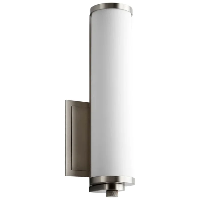 Oxygen Lighting Tempus Sconce In Satin Nickel