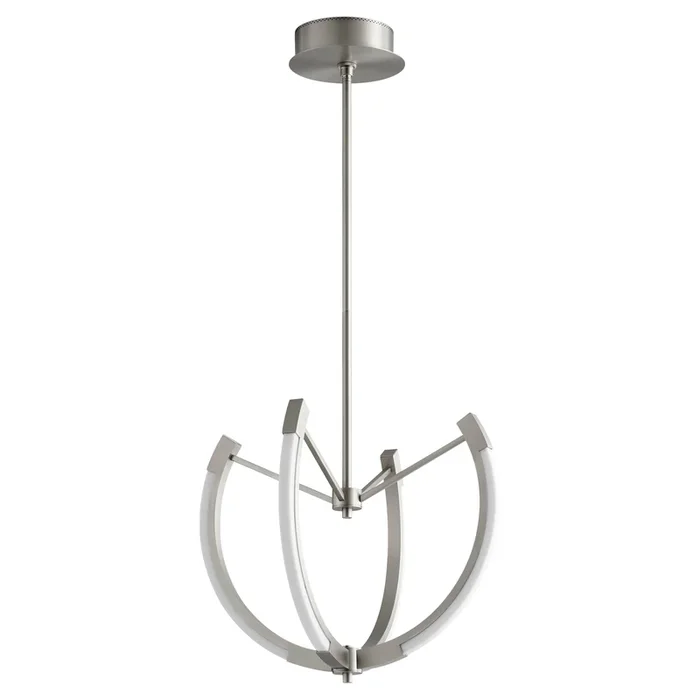 Oxygen Utopia 3-6140-24 Modern Chandelier – Satin Nickel