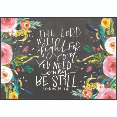 Pack of 2 White and Pink Bible Quotes Printed Rectangular Wall Plaques 4.75″ x 6.75″ – 34141845