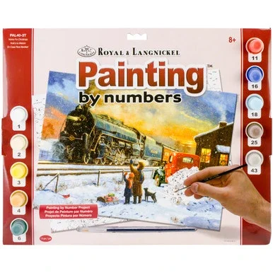 Paint By Number Kit 15.375″X11.25″-Home For Christmas