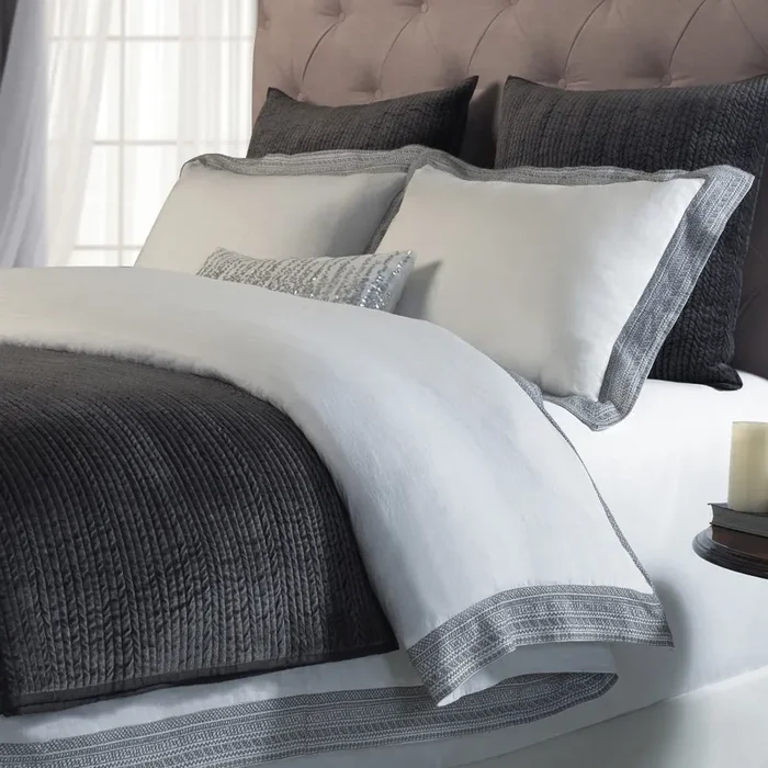 Parker Fog Duvet + Shams Bedding Collection