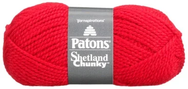 Patons Shetland Chunky Yarn-Red Robin