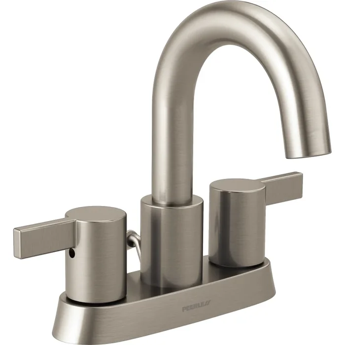 Peerless Precept 1.2 GPM Centerset Bathroom Faucet with Pop-Up Drain Assembly – Lifetime Limited Warranty – Lifetime Limited Warranty