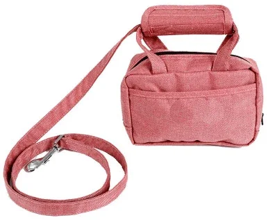 Pet Life ‘Posh Walk’ Purse Dog Leash, Accessory Holder and Waste Bag Dispenser