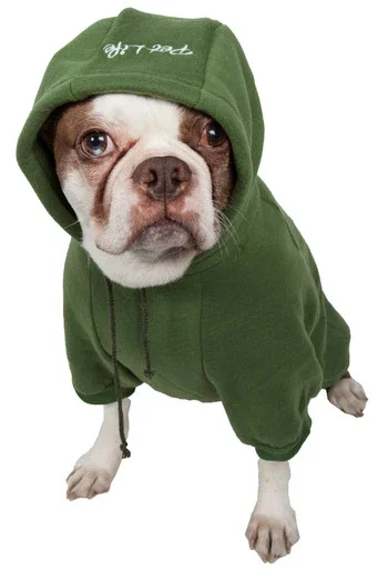 Pet Life Fashion Plush Cotton Pet Hoodie Hooded Sweater