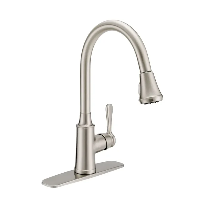 PROFLO 1.8 GPM Single Hole Pull Down Kitchen Faucet