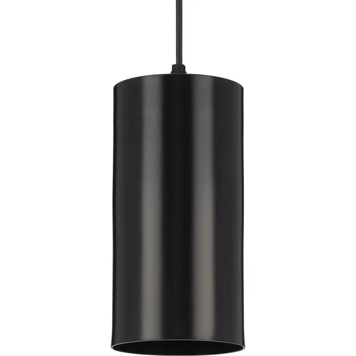 Progress Lighting 6” Antique Bronze LED Outdoor Aluminum Cylinder Cord-Mount Hanging Light