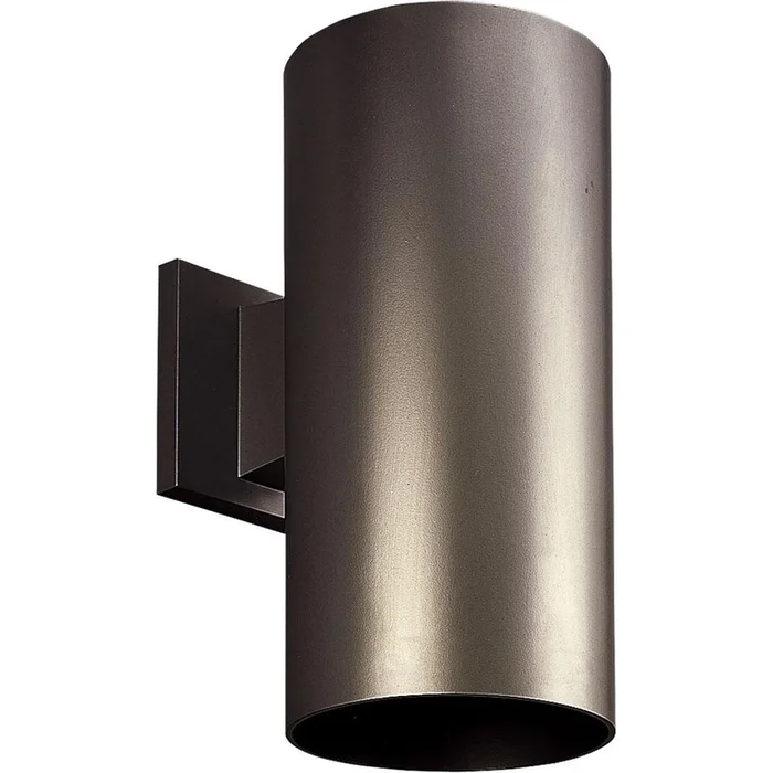 Progress Lighting 6” Bronze Outdoor Wall Cylinder