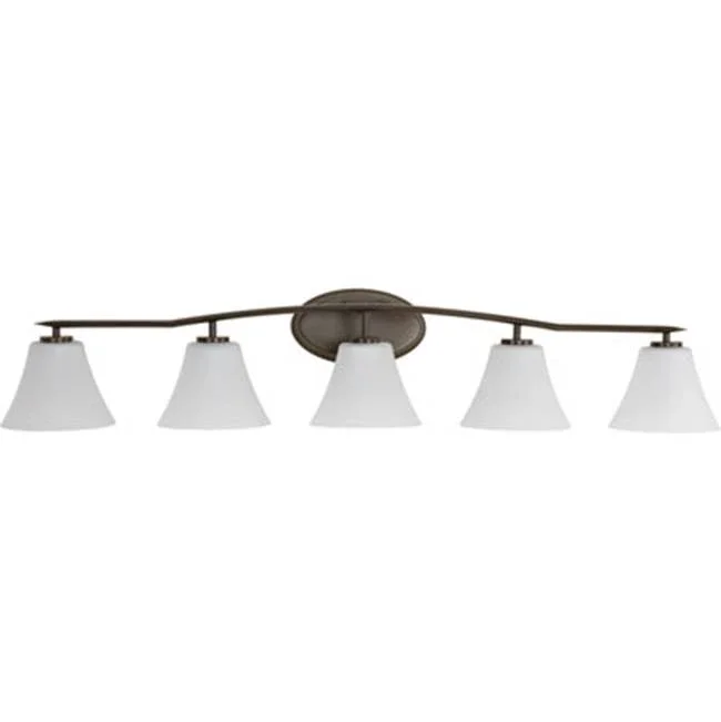 Progress Lighting Bravo Collection Five-Light Bath and Vanity