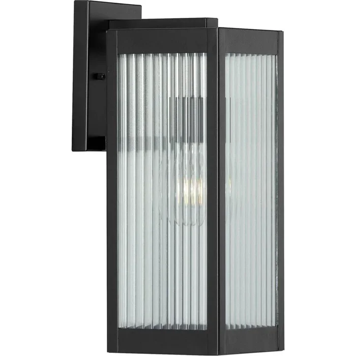 Progress Lighting Felton Collection Black One-Light Medium Wall Lantern