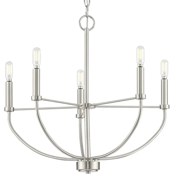 Progress Lighting Leyden 5 Light 22″ Wide Chandelier