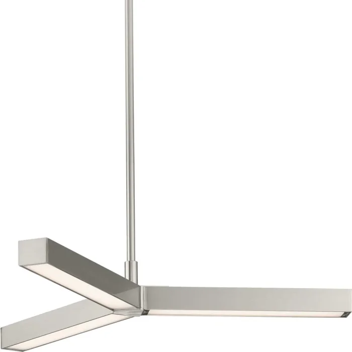 Progress Lighting Planck LED 3 Light 27″ Wide LED Chandelier