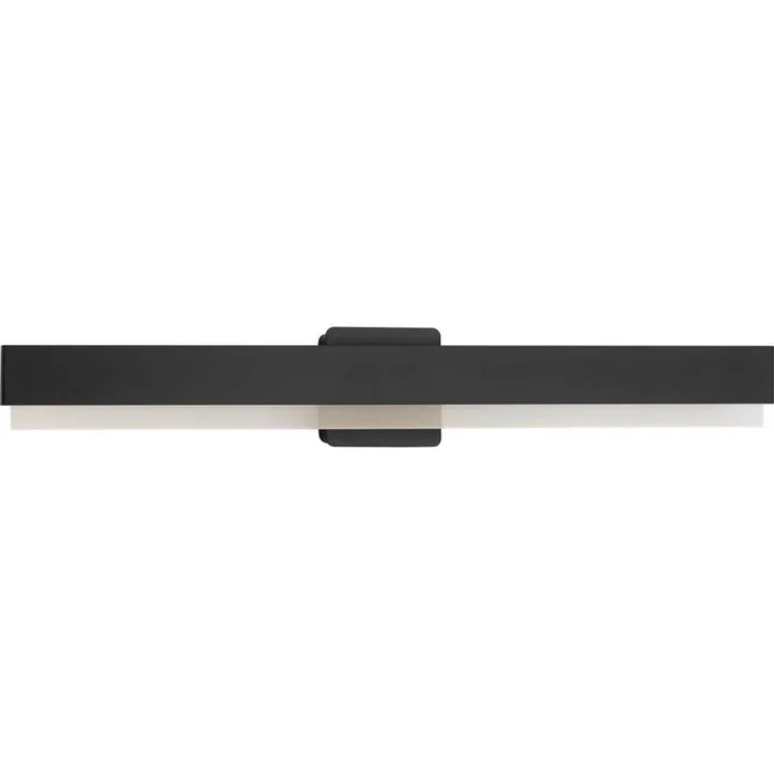 Progress Lighting Semblance Collection 32 in. Matte Black Medium Modern 3CCT Integrated LED Linear Vanity Light