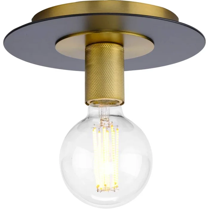 Progress Lighting Trimble Collection One-Light Brushed Bronze 9” Flush Mount