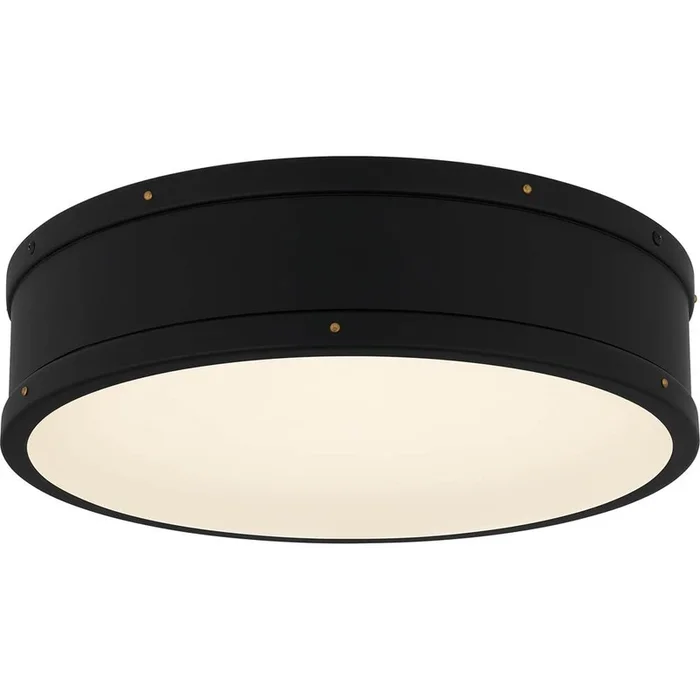 Quoizel Ahoy Integrated LED Matte Black Flush Mount