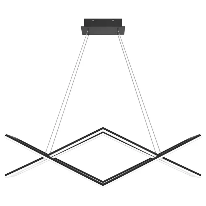 Quoizel Linear chandelier led matte black