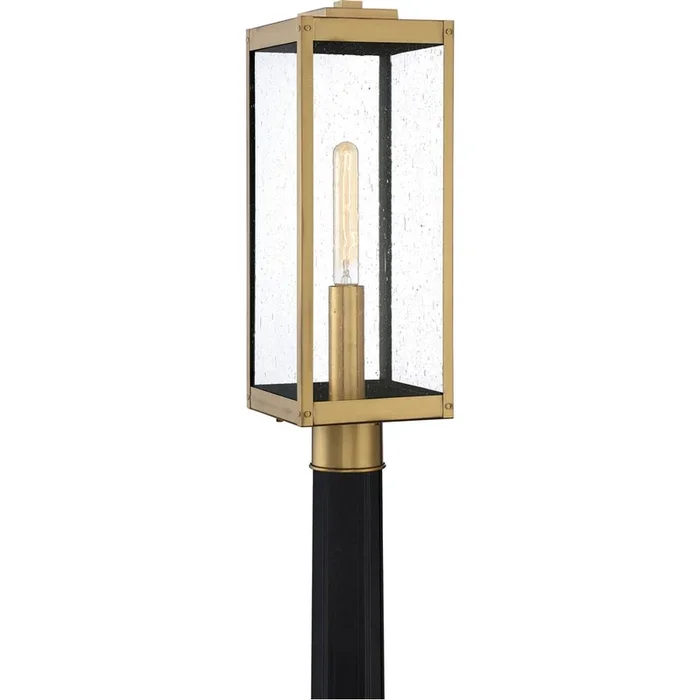 Quoizel Outdoor Post 1 Light Antique Brass