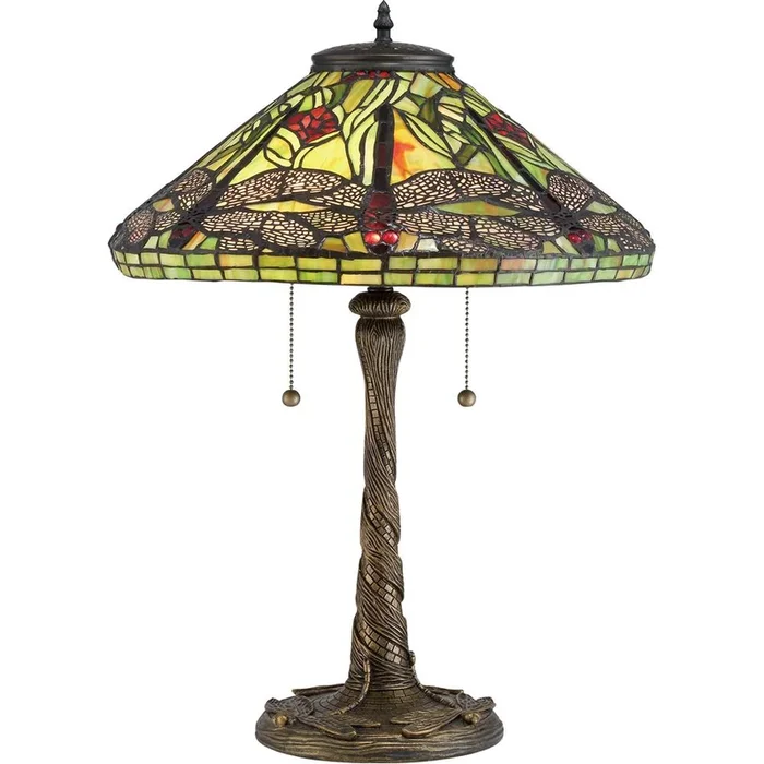 Quoizel Table Lamp Tiffany 17.5”D
