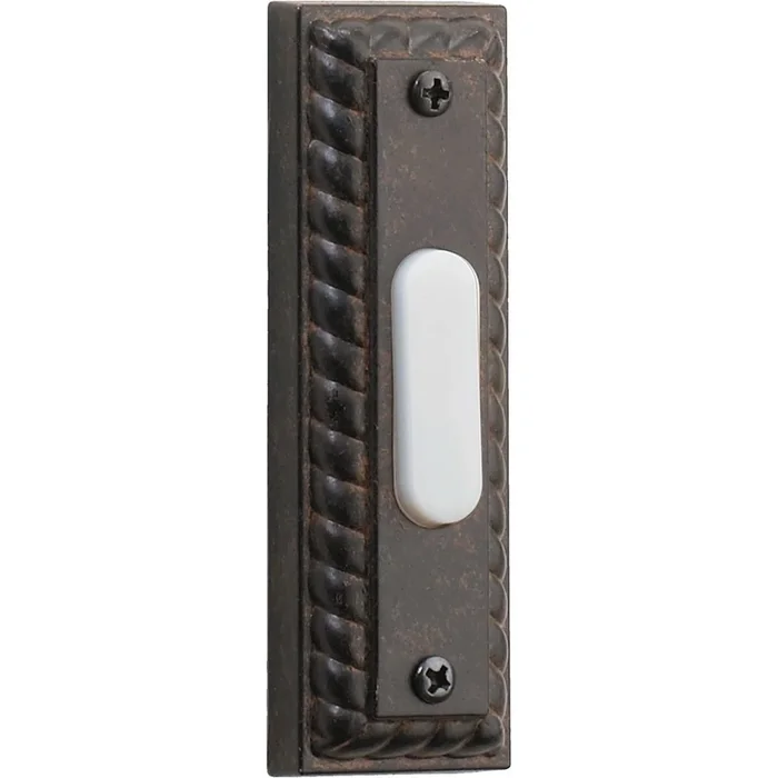 Quorum 7-303-44 Door Chime Button – Toasted Sienna