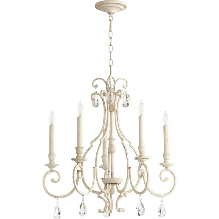 Quorum Ansley 6014-5-70 Chandelier – Persian White