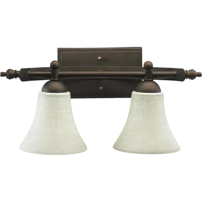 Quorum Aspen 5077-2-86 Vanity – Oiled Bronze