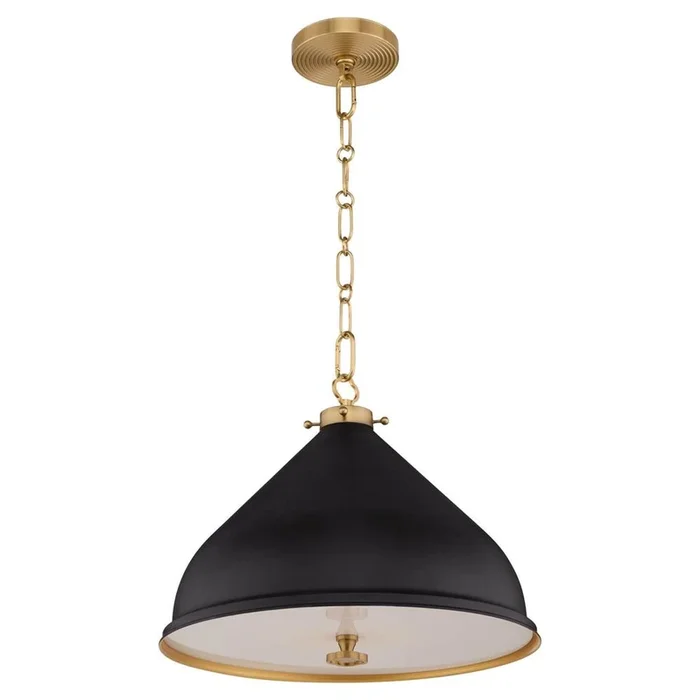 Quorum Bonnel 16” Pendant – Mb/Agb
