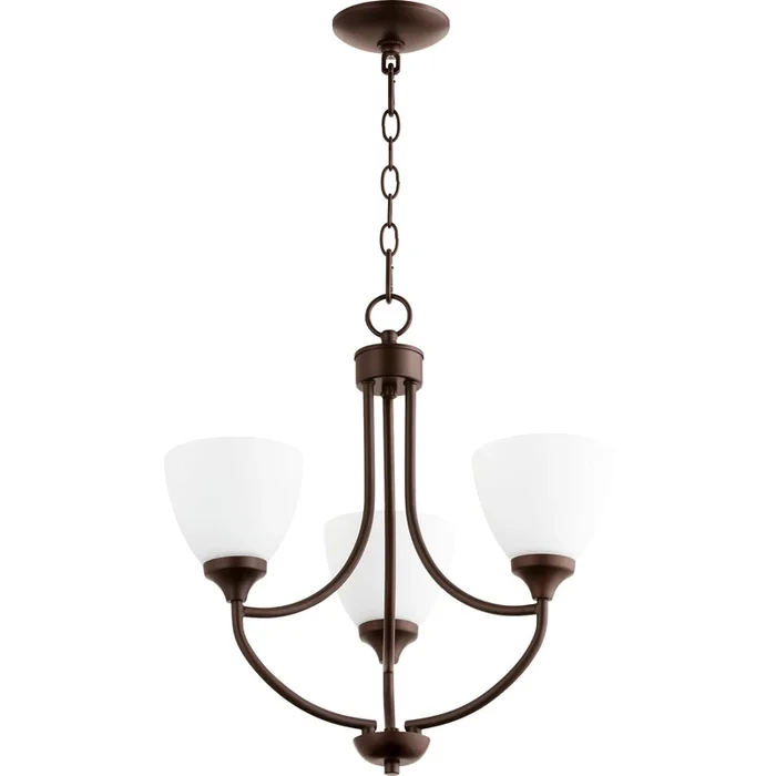 Quorum Enclave 6059-3-86 Chandelier – Oiled Bronze