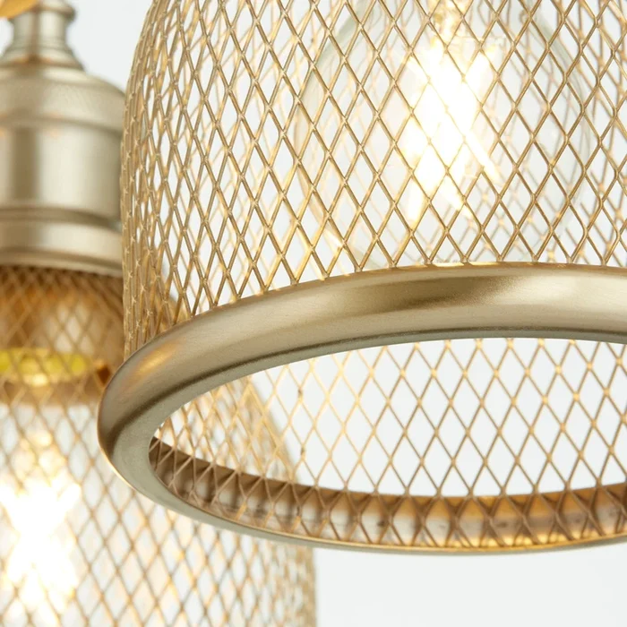 Quorum Omni 6212-3-80 Chandelier – Aged Brass
