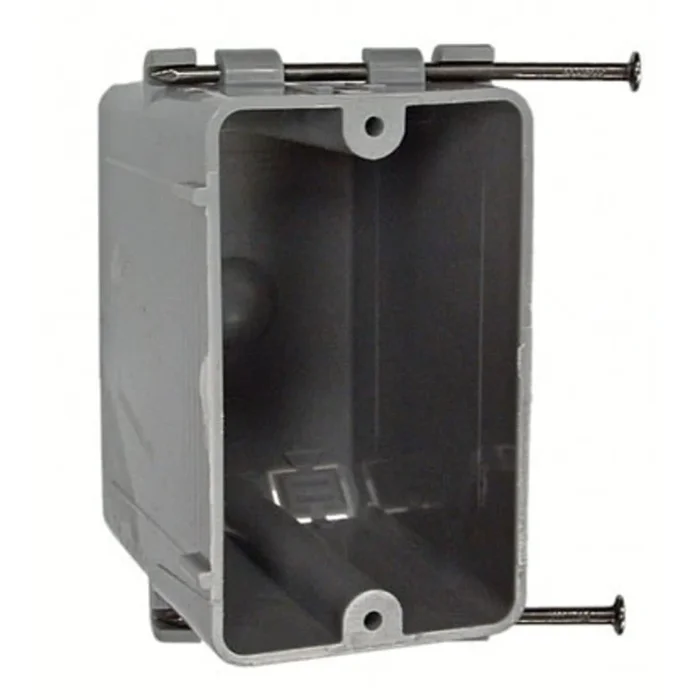 Raco 2-1/4″ Single Gang Cable Box with Captive Nails