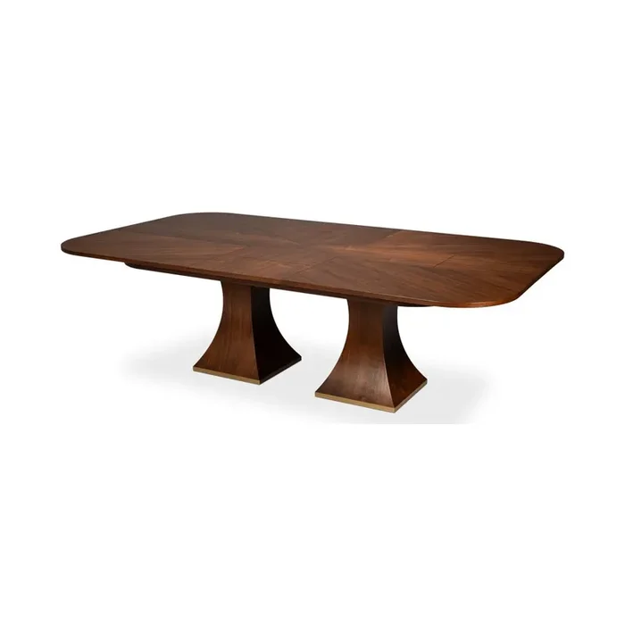 Rectangular Walnut Jupe Dining Table