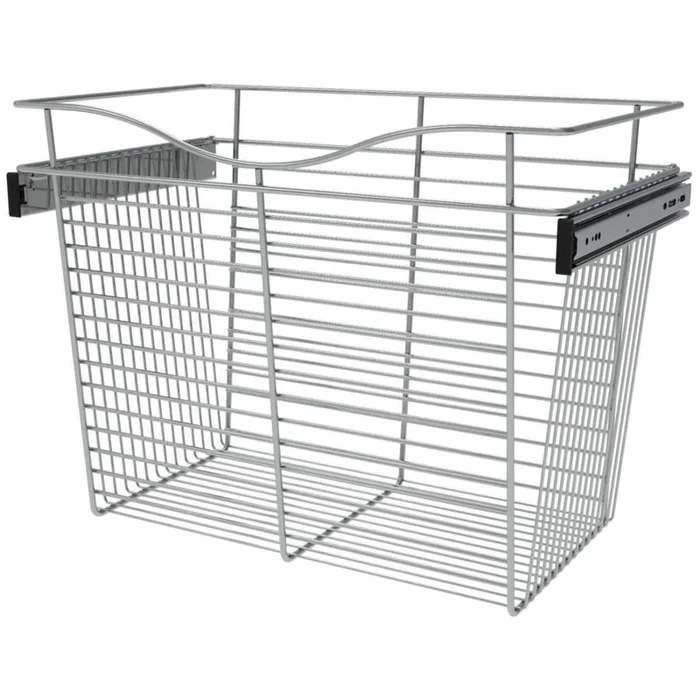 Rev-A-Shelf Classic Closet 240W x 14″D x 18″H Slide Out Deep Closet Basket for Custom Closet Systems