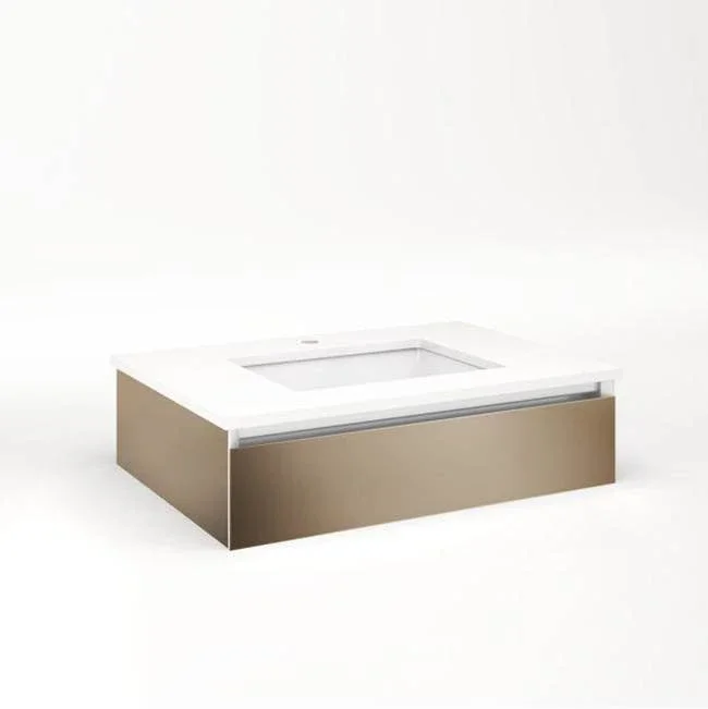 Robern CARTESIAN, 30X7.5X21, SAT BRNZ, FIX, SNL