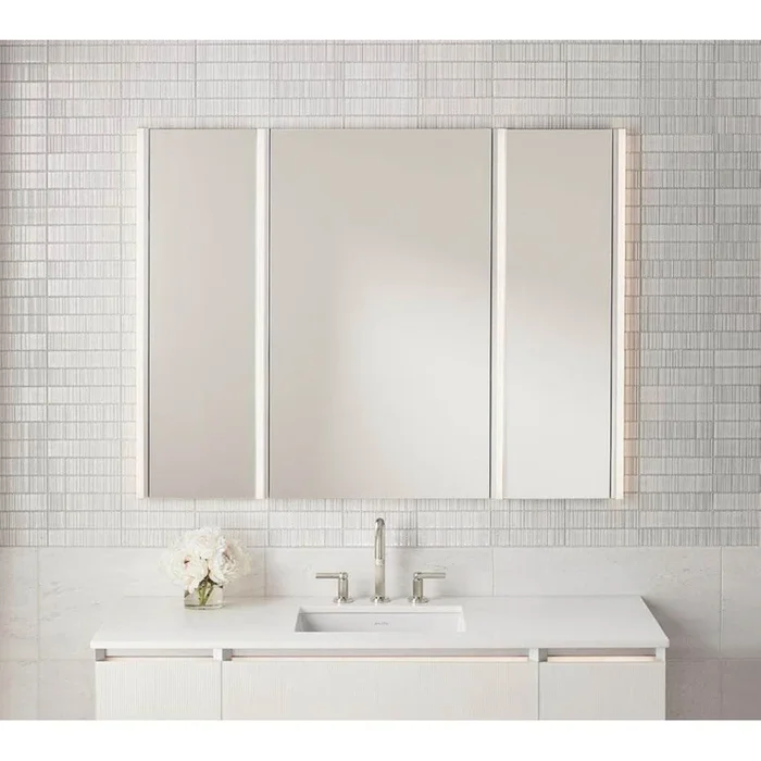 Robern PL Portray Medicine Cabinet With Bevel Edge Mirror, Slow-Close Door – 20 X 72”