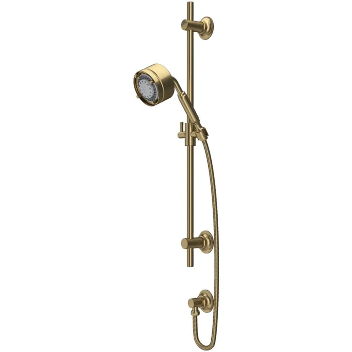 Rohl Graceline 1.8 GPM Multi Function Hand Shower Package – Includes Slide Bar, Hose, and Wall Supply