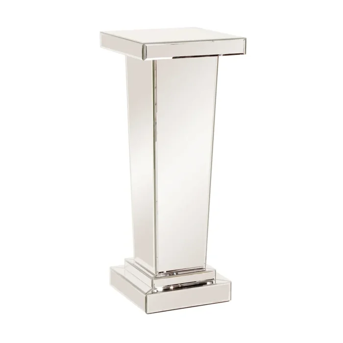 Roseto 15″ Glass End Table