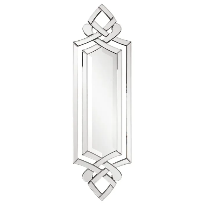Roseto Allure 14″ W x 48″ H Specialty Glass Framed Bathroom Mirror