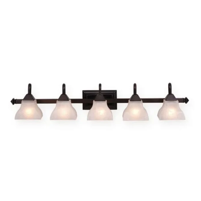 Roseto Barrett 5 Light 43″ Wide Bathroom Vanity Light