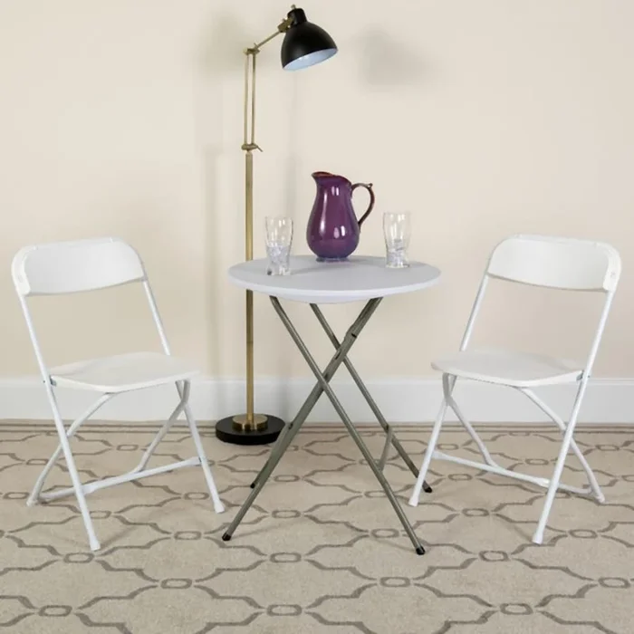 Roseto Heavy Duty Set of (2) 18″W 650lb Weight Capacity Comfortable Folding Event Reception Banquet Chair