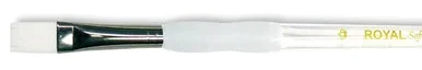 Royal Langnickel Soft-Grip White Taklon Bright Brush-Size 4
