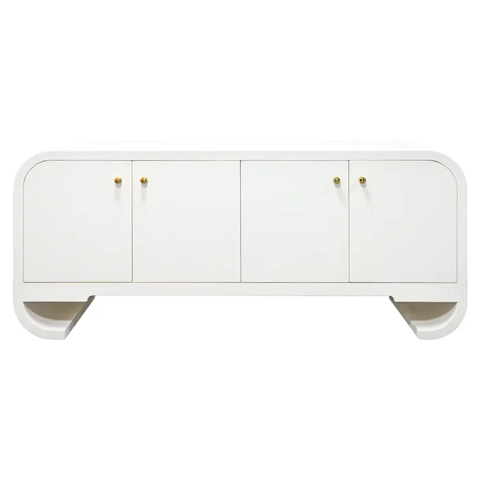 Ruse Credenza in White