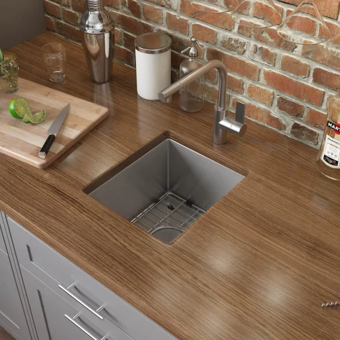 Ruvati Gravena 13″ Undermount Single Basin Stainless Steel Kitchen Sink