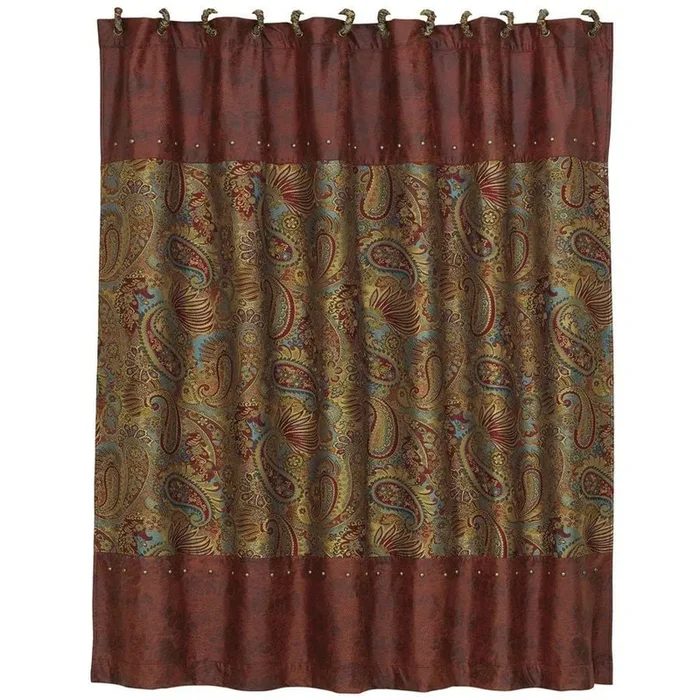 San Angelo Paisley Shower Curtain