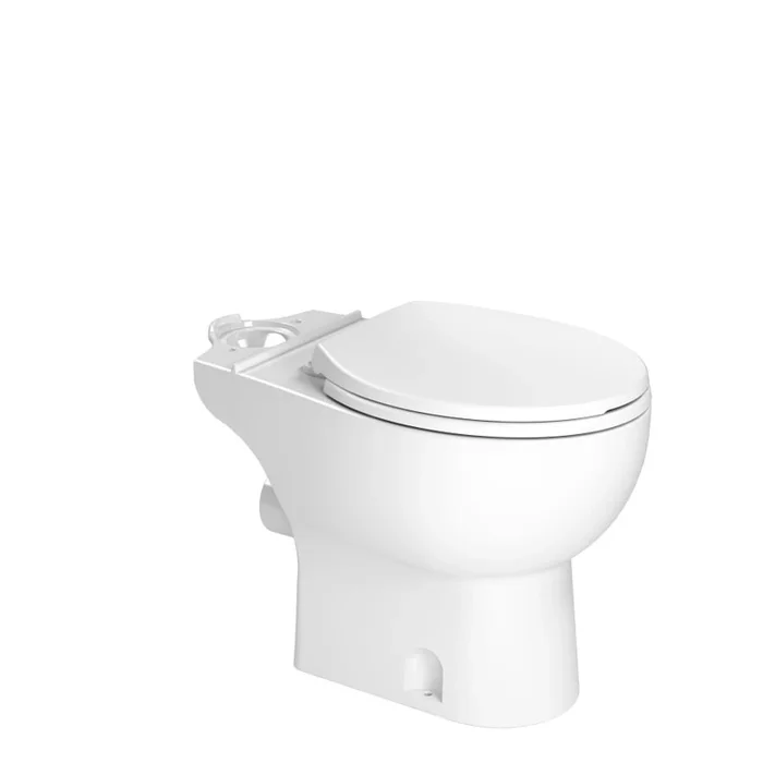 Saniflo Saniflush Round Toilet Bowl Only – Seat Included