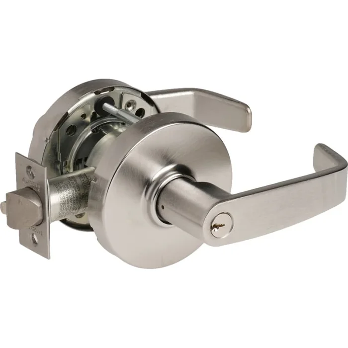 Sargent 10 Line Grade 1 Double Cylinder Keyed Entry Door Lever Set with L Lever