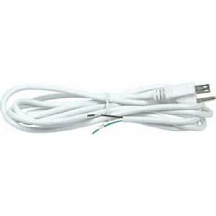 Satco 10 ft White 18/3 Svt 105 with Plug